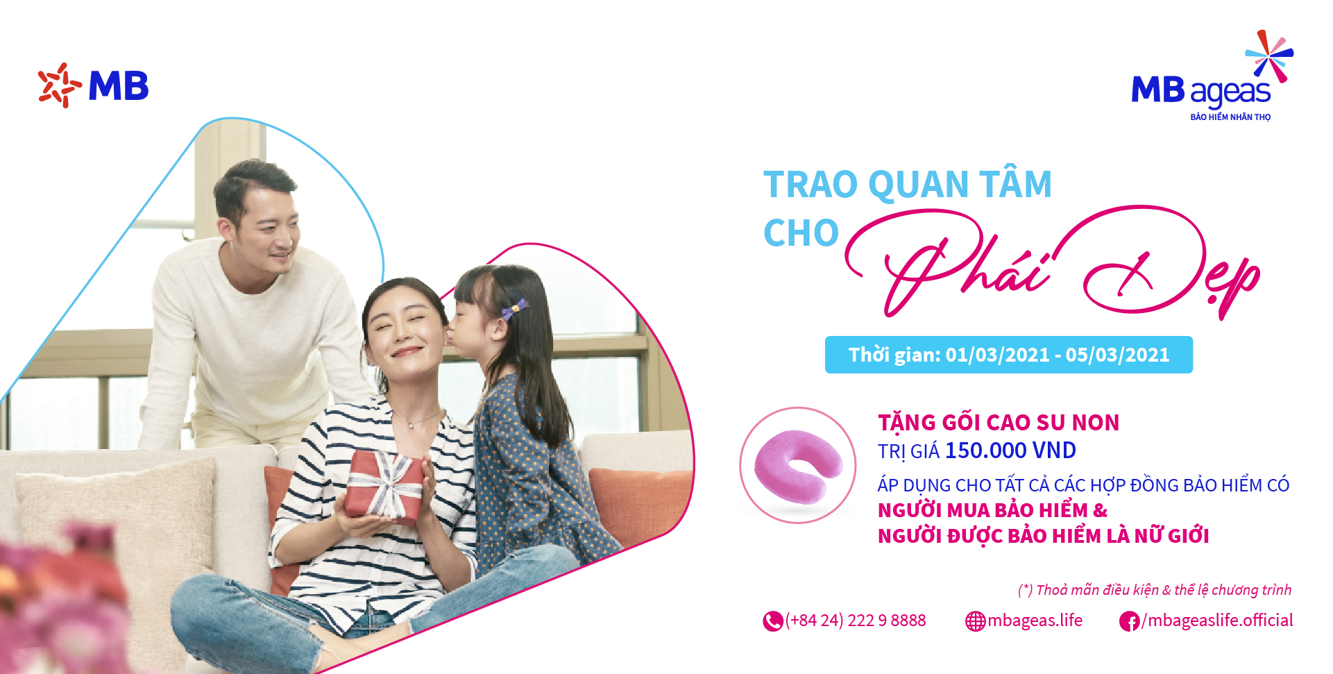 Chương trình khuyến mại Trao quan tâm cho Phái đẹp